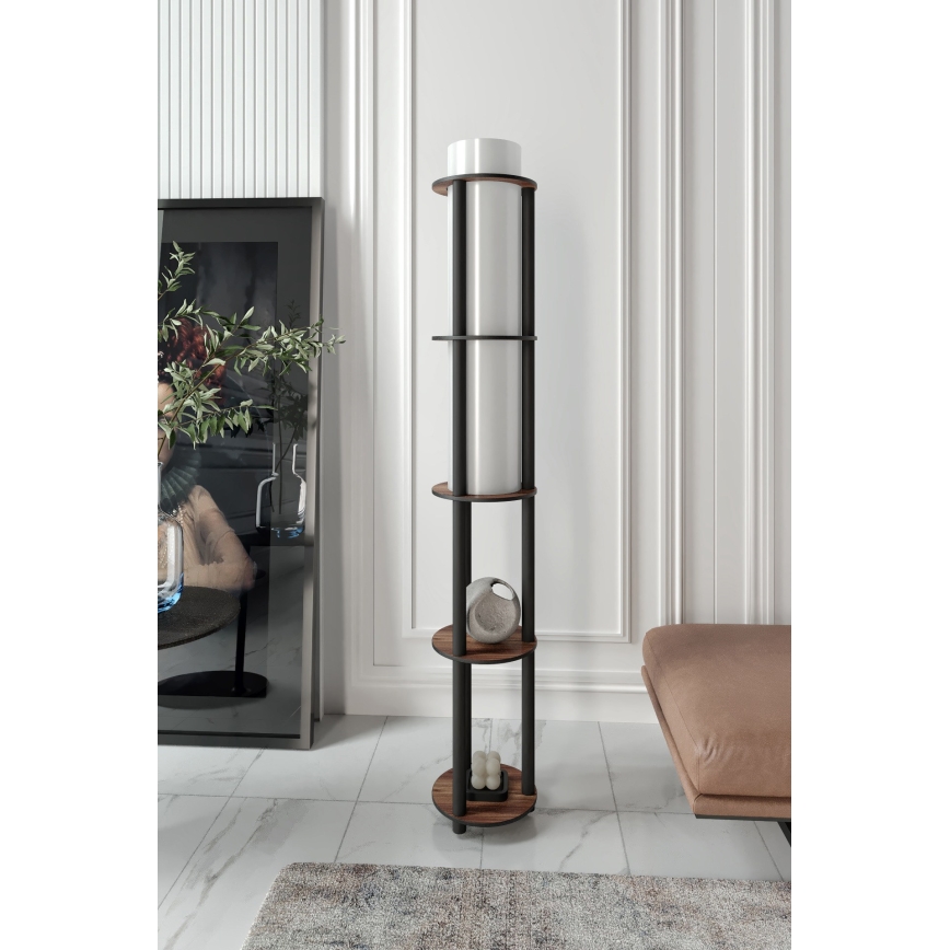 Seisev lamp NOTO 1xE27/40W/230V pruun/must