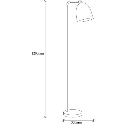 Seisev lamp TATTOO 1xE27/40W/230V must