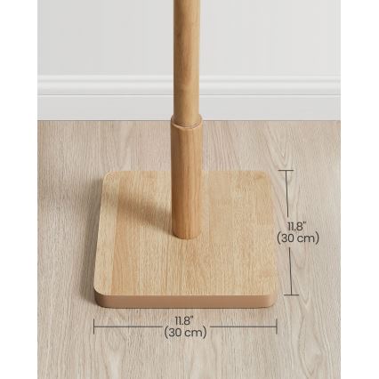 Seisev riidenagi LINEA, pruun