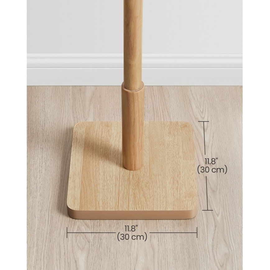 Seisev riidenagi LINEA, pruun