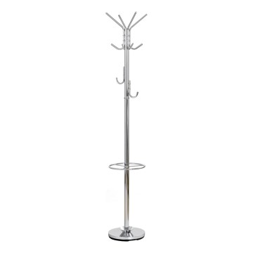 Seisev riidepuu 30x181 cm läikiv kroom