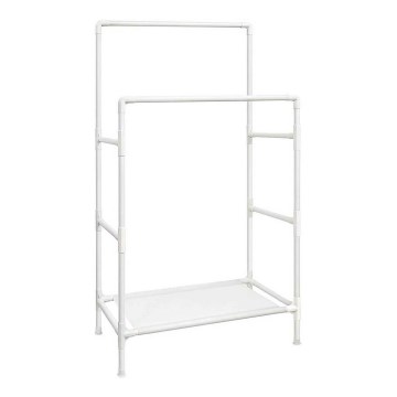 Seisev riidepuu LINEA valge