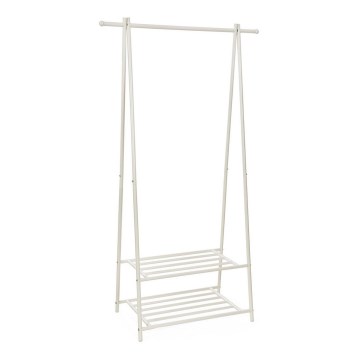Seisev riidepuu LINEA valge