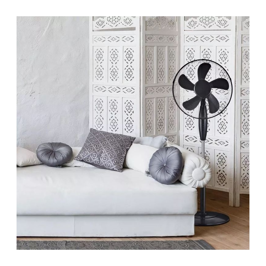 Seisev ventilaator, Ø 43 cm, 55 W / 230 V, must