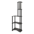 Seisva lamp koos riiulitega NOTO 1xE27/40W/230V must
