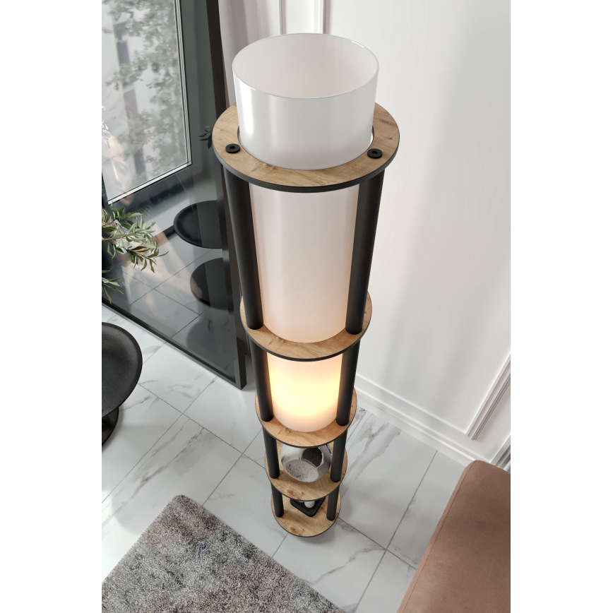 Seisvalge lamp NOTO 1xE27/40W/230V beež/must