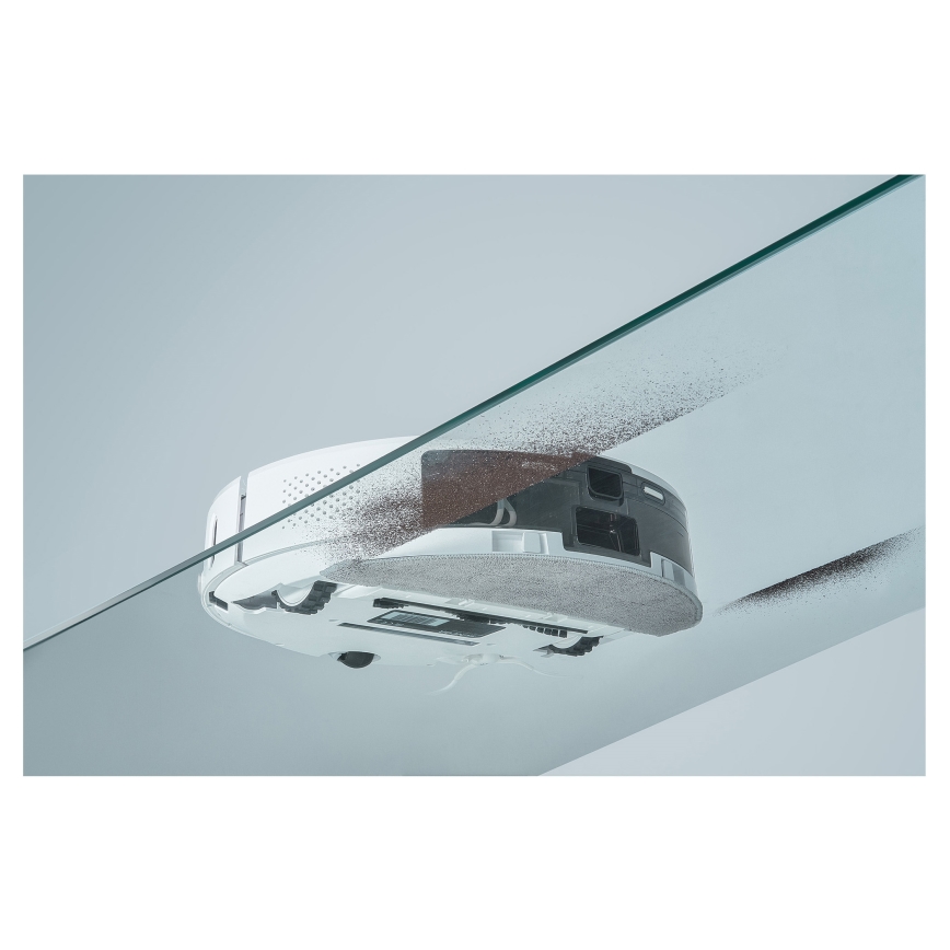 Sencor - 2‑ühes robottolmuimeja mopifunktsiooniga, 50 W / 5000 mAh, Wi‑Fi, valge + kaugjuhtimispult