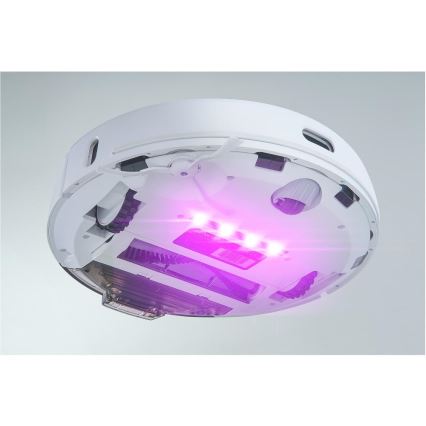 Sencor - 2‑ühes robottolmuimeja mopifunktsiooniga, 50 W / 5000 mAh, Wi‑Fi, valge + kaugjuhtimispult