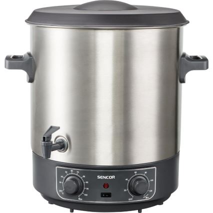 Sencor - 27 l konserveerimispott 1800 W/230 V roostevaba teras/hall