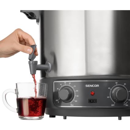 Sencor - 27 l konserveerimispott 1800 W/230 V roostevaba teras/hall