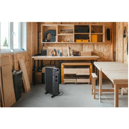 Sencor - 9-ribiga õliradiaator 800/1200/2000W/230V must