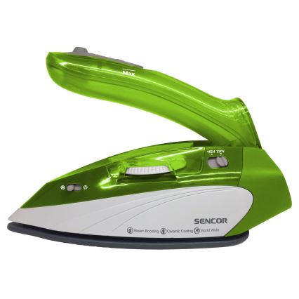 Sencor - Aurutriikraud reisimiseks 1100W/115V/230V roheline