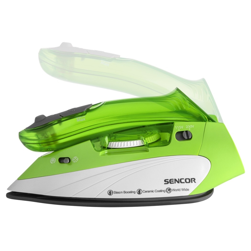 Sencor - Aurutriikraud reisimiseks 1100W/115V/230V roheline