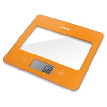 Sencor - Digitaalne köögikaal 1xCR2032 oranž