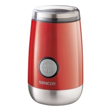 Sencor - Elektriline kohviveski 60 g 150W/230V punane/kroom
