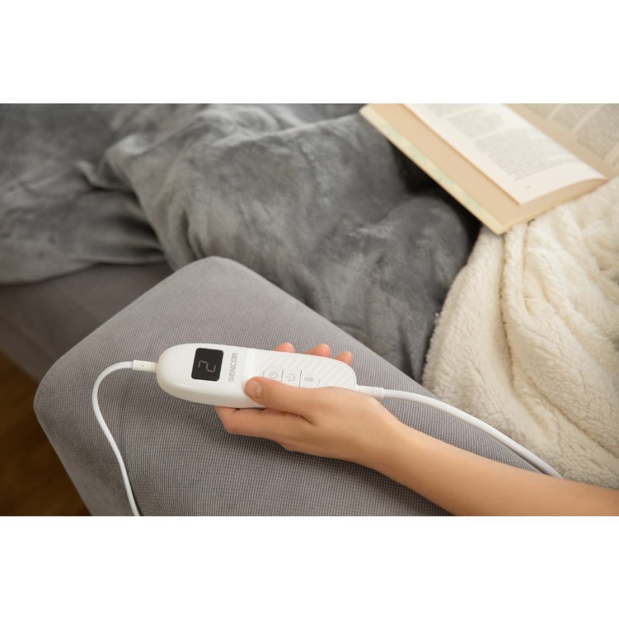 Sencor - Elektriline soojendustekk 160W/230V 180x130 cm hall