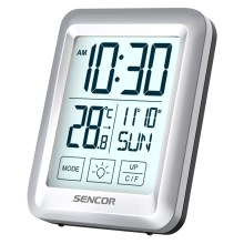 Sencor - Ilmajaam koos LCD ekraani ja äratuskellaga 2xAAA