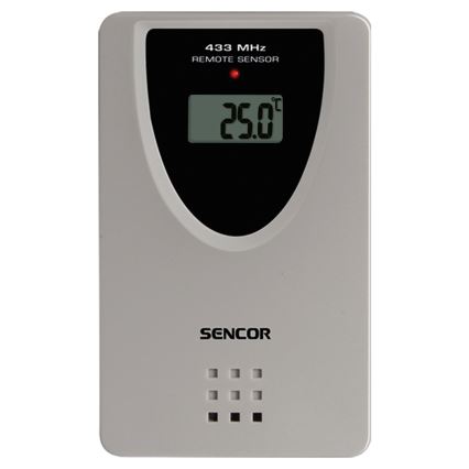 Sencor - Ilmajaam koos värv LCD display, äratuskell ja projektor 2xAA + 2xAAA