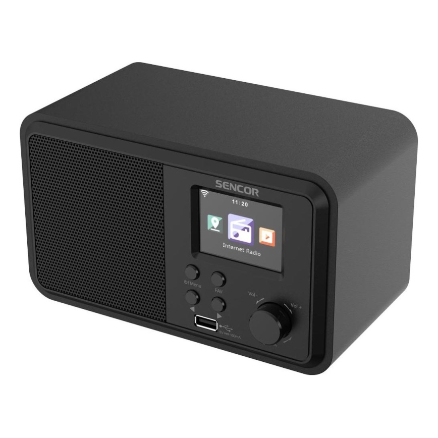 Sencor - Internetiraadio 4W/5V Wi-Fi + kaugjuhtimispult