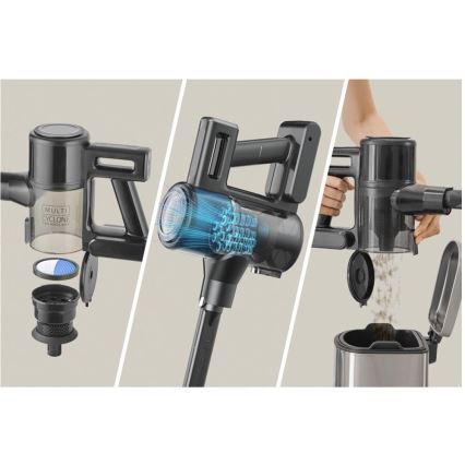 Sencor - Juhtmevaba 2‑ühes varretolmuimeja 200W/2600 mAh must