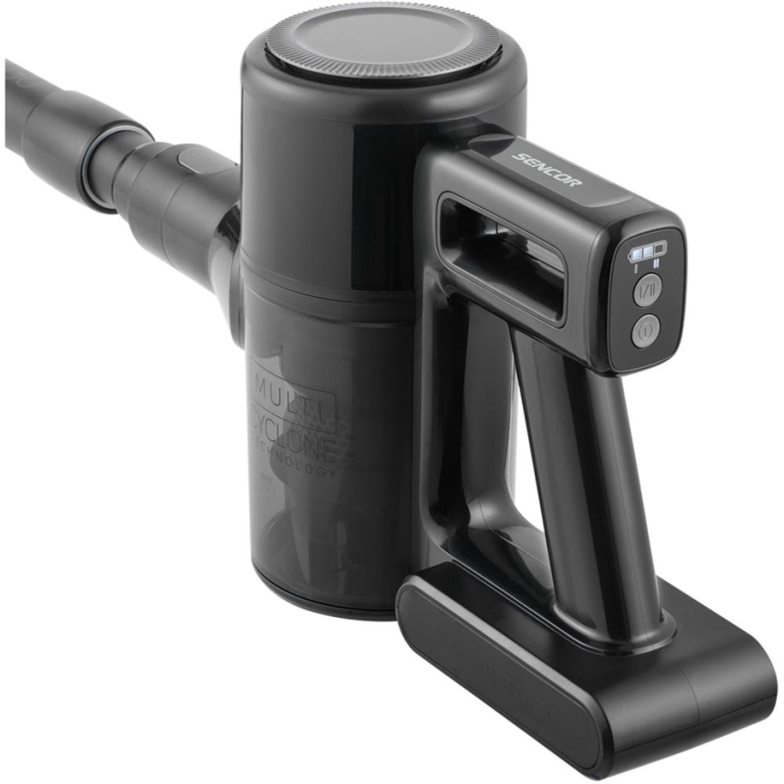 Sencor - Juhtmevaba 2‑ühes varretolmuimeja 200W/2600 mAh must
