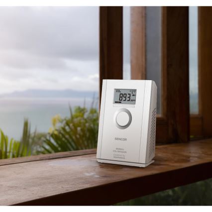 Sencor - Juhtmevaba CO2-andur 5V/3xAA 2000 mAh
