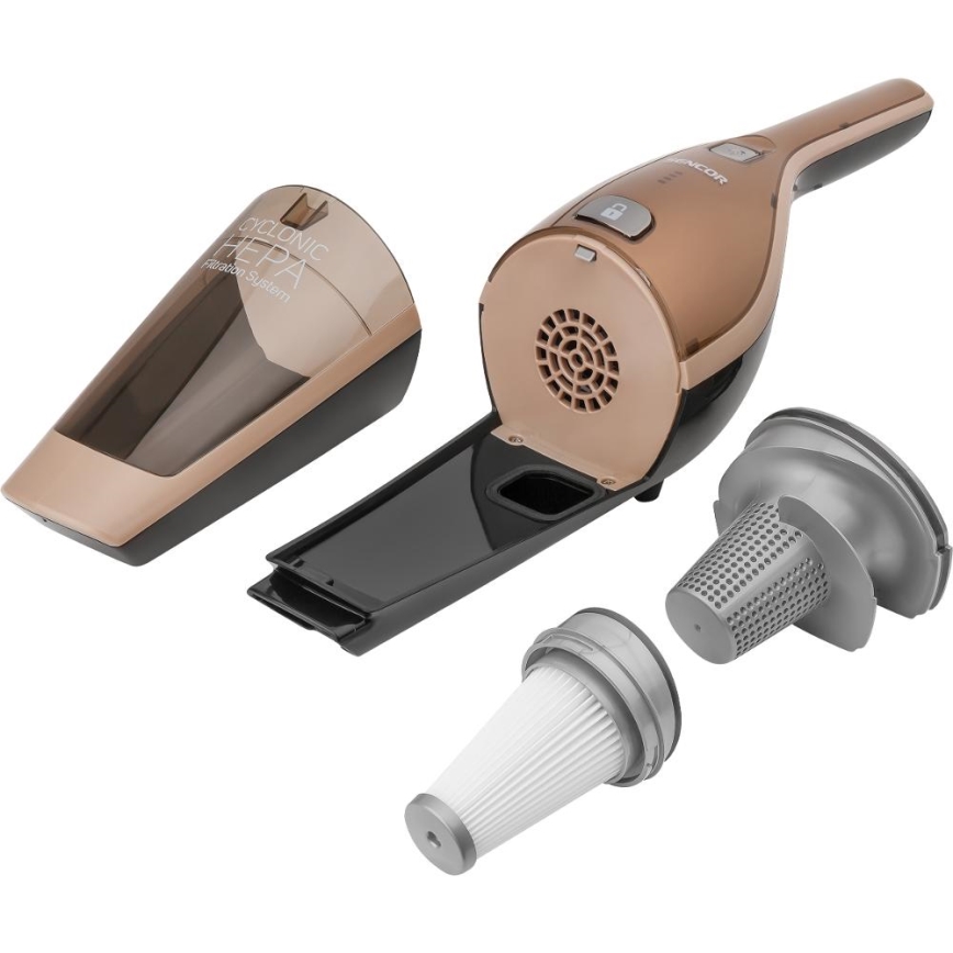 Sencor – juhtmevaba pulgatüüpi tolmuimeja 2‑ühes, 100 W / 2000 mAh, beež