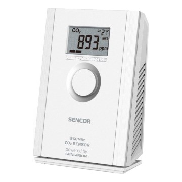 Sencor - Juhtmevaba süsihappegaasiandur 5V/3xAA 2000 mAh