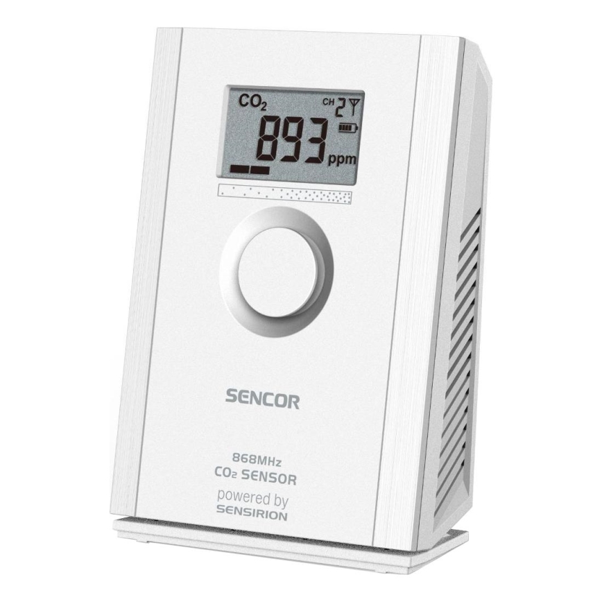 Sencor - Juhtmevaba süsihappegaasiandur 5V/3xAA 2000 mAh