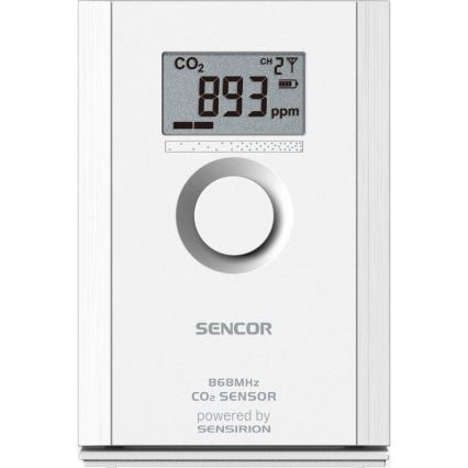 Sencor - Juhtmevaba süsihappegaasiandur 5V/3xAA 2000 mAh