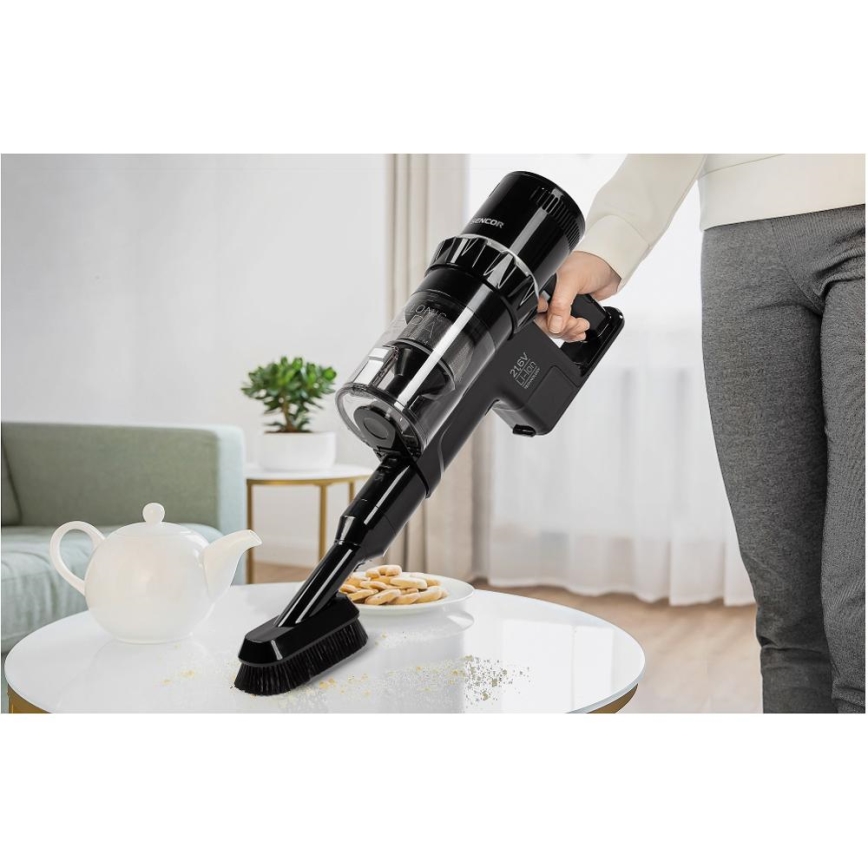 Sencor - Juhtmevaba varstolmuimeja 2in1 250W/2200 mAh must