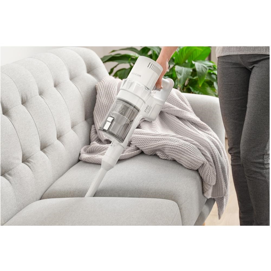 Sencor - Juhtmevaba varstolmuimeja 2in1 250W/2200 mAh valge
