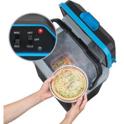 Sencor - Kaasaskantav auto külmkapp 24 l 60W/12V/230V must