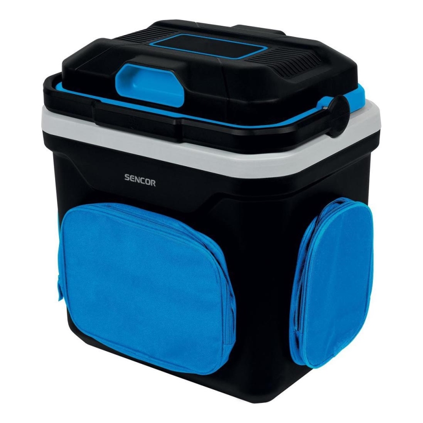 Sencor - Kaasaskantav autojahuti 24 l 60W/12V/230V must/sinine