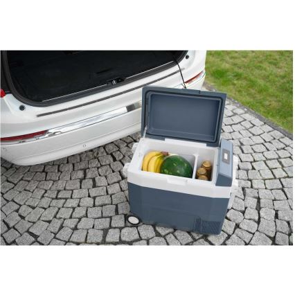 Sencor - Kaasaskantav kompressoriga autokülmik 55 l 70W/12V/230V sinine/valge