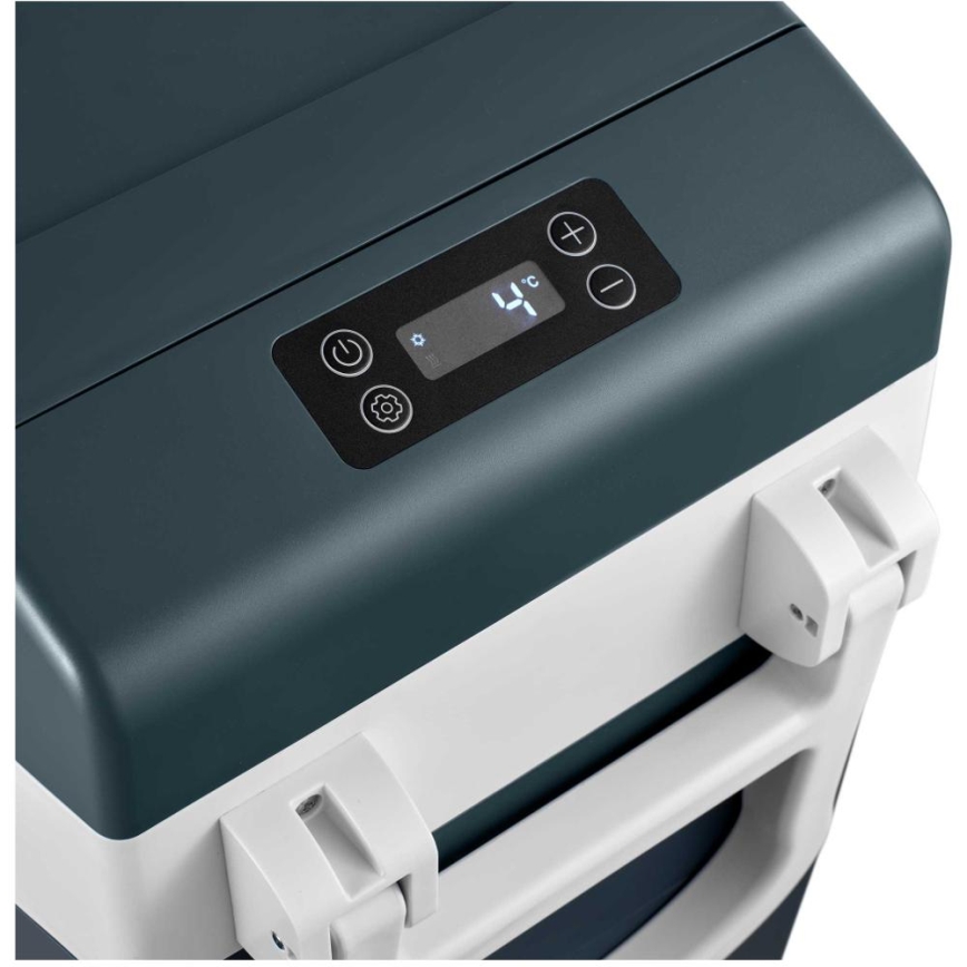 Sencor - Kaasaskantav kompressoriga autokülmik 55 l 70W/12V/230V sinine/valge