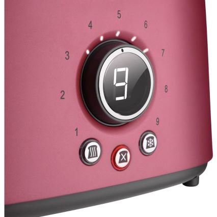 Sencor - kahe avaga röster soojendusrestiga 1000W/230V roosa