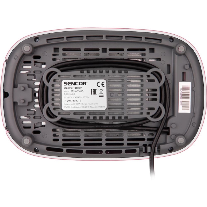 Sencor - kahe avaga röster soojendusrestiga 1000W/230V roosa