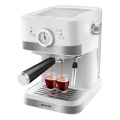 Sencor - Kangkruviga espresso kohvimasin 1050W/230V valge/mattkroom