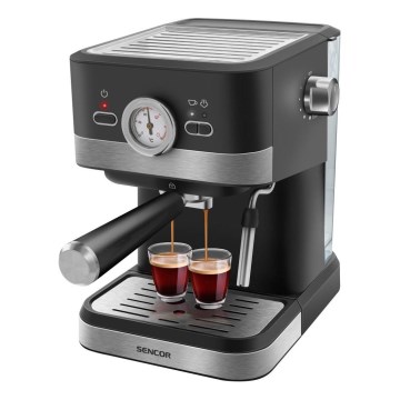 Sencor - Käpaga kohvimasin espresso 1050W/230V must/matt kroom
