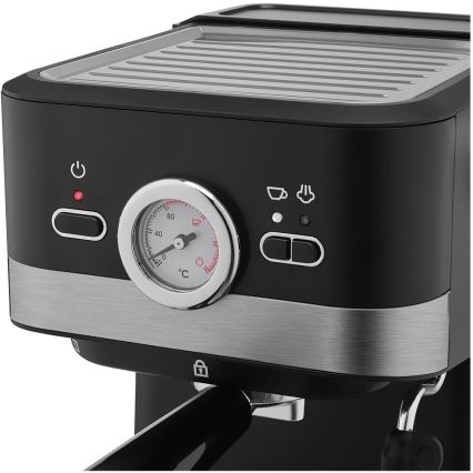 Sencor - Käpaga kohvimasin espresso 1050W/230V must/matt kroom
