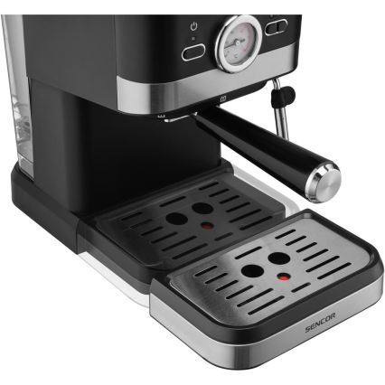 Sencor - Käpaga kohvimasin espresso 1050W/230V must/matt kroom