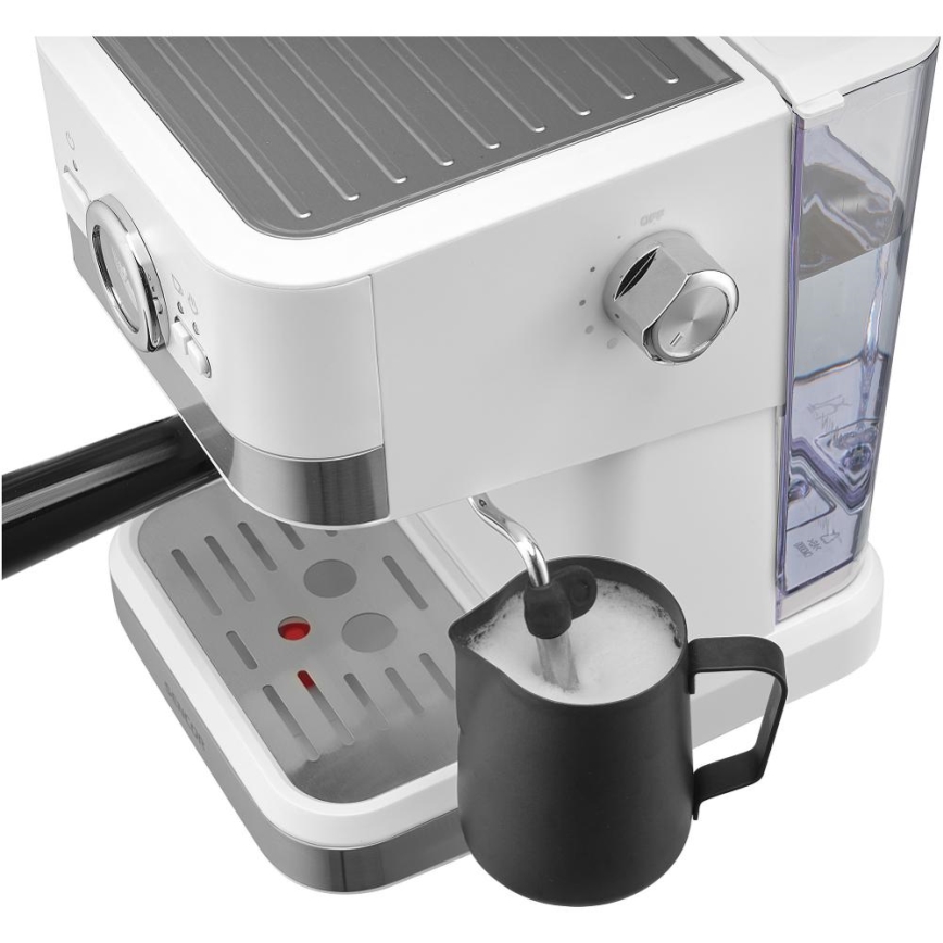 Sencor - Käpaga kohvimasin espresso 1050W/230V valge/matt kroom
