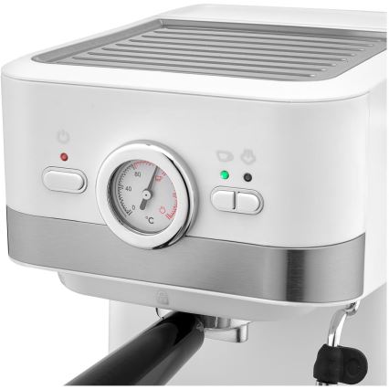 Sencor - Käpaga kohvimasin espresso 1050W/230V valge/matt kroom
