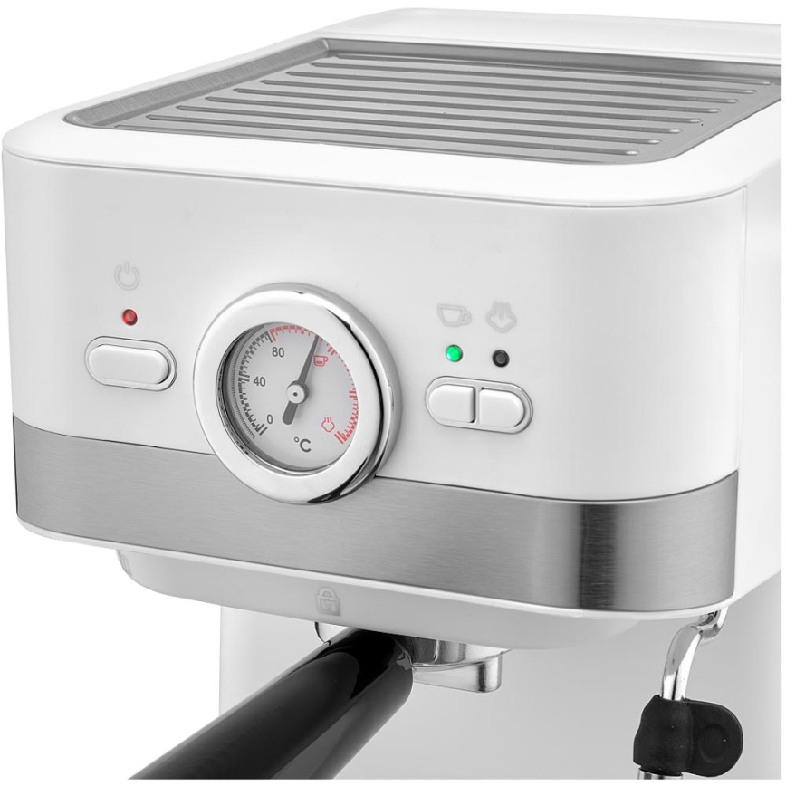 Sencor - Käpaga kohvimasin espresso 1050W/230V valge/matt kroom