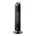 Sencor - keraamilise küttekehaga ventilaator 1300/2500W/230V must + kaugjuhtimispuldiga