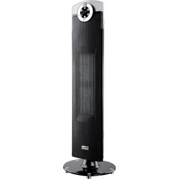 Sencor - keraamilise küttekehaga ventilaator 1300/2500W/230V must + kaugjuhtimispuldiga