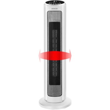 Sencor - Ventilaator keraamilise küttekehaga 2200W/230V Wi-Fi valge + kaugjuhtimispult