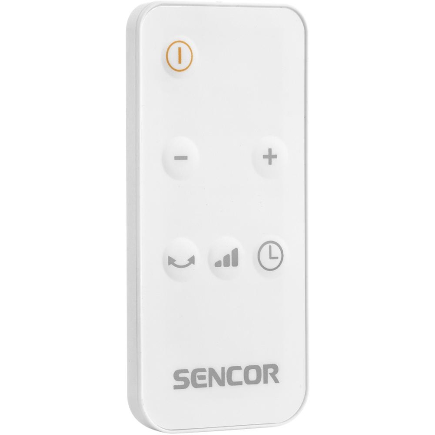 Sencor - Ventilaator keraamilise küttekehaga 2200W/230V Wi-Fi valge + kaugjuhtimispult