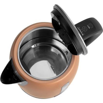 Sencor - Kiire veekeetja temperatuuri reguleerimisega 1,7 l 2150W/230V vaskse tooniga